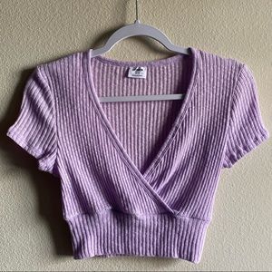 Purple Crop Top